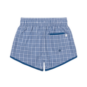 boys newport navy gingham boardie