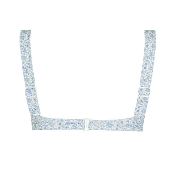 women's slate floral cup bikini top