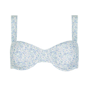 women's slate floral cup bikini top