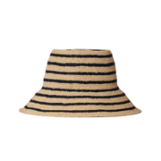 janessa leone harbor navy stripe felix hat