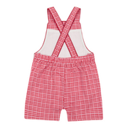 baby poppy gingham short overall