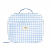 oasis blue gingham lunchbox