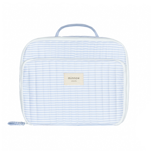 powder blue stripe lunchbox