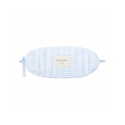powder blue stripe pencil case