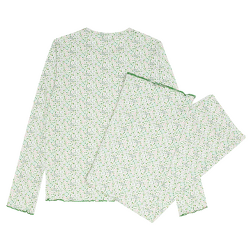 women's sea marsh floral pima pajamas set