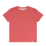unisex faded rose pocket tee