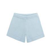 unisex light blue knit short