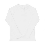unisex crane white rashguard