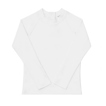 unisex crane white rashguard