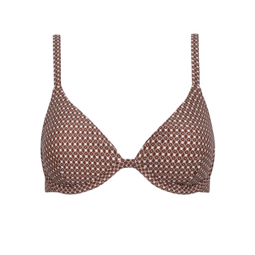 women's cafe flora triangle bikini top