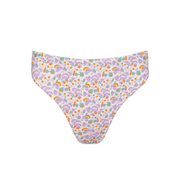 women's orchid floral mid rise bikini bottom