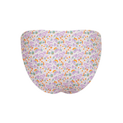 women's orchid floral mid rise bikini bottom