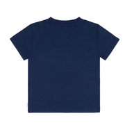 unisex navy pocket tee