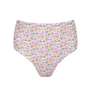 women's orchid floral high waisted bikini bottom