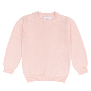 unisex soft pink knit sweater