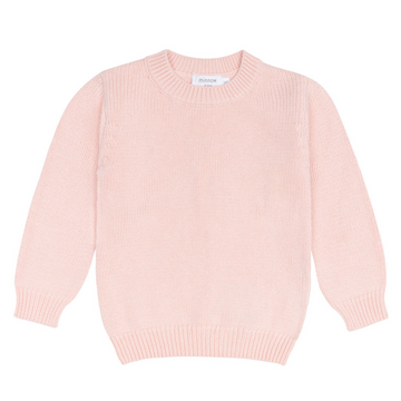 unisex soft pink knit sweater