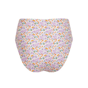 women's orchid floral high waisted bikini bottom