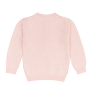 unisex soft pink knit sweater