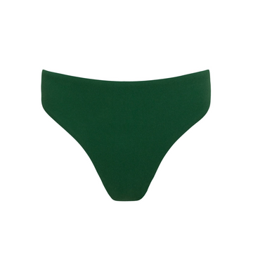 women's palma green terry mid rise bikini bottom