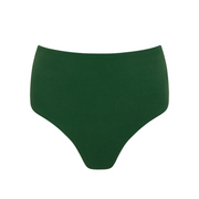 women's palma green terry high waisted bikini bottom