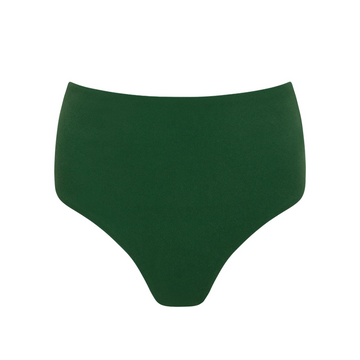 women's palma green terry high waisted bikini bottom