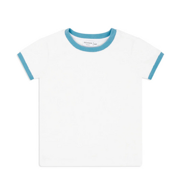 unisex harbor mist french terry ringer tee