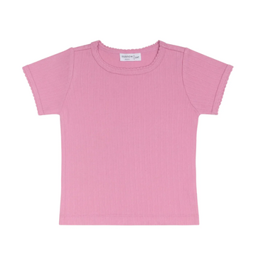 girls blush pointelle shirt