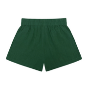 women's palma green linen beach short