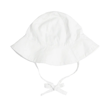 baby white sun hat