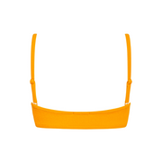 women's marigold terry bandeau bikini top