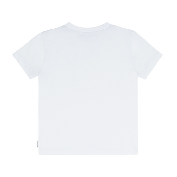 unisex white pocket tee