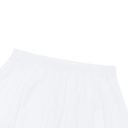 women's embroidered white skirt