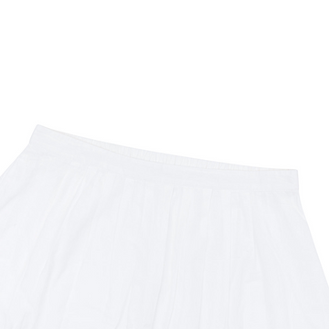 women's embroidered white skirt