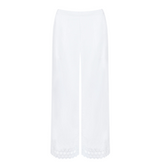 women's white schiffly beach pants
