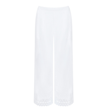 women's white schiffly beach pants
