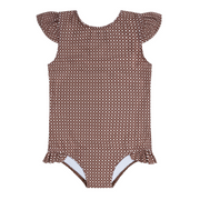 girls cafe flora cup sleeve rashguard one piece