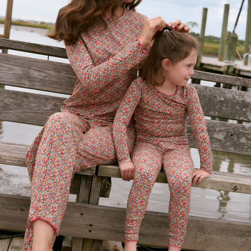 girls Betsy Ann pima pajamas set