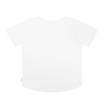 unisex white short sleeve henley