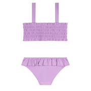 girls orchid smocked bikini
