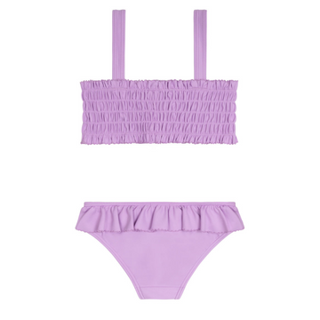 girls orchid smocked bikini