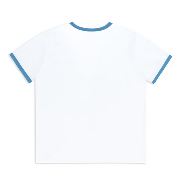 women's white ringer tee