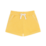 boys soleil yellow french terry short
