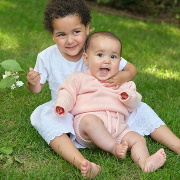 baby pink knit bloomer