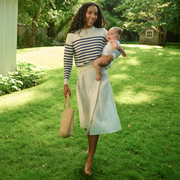 women's white linen wrap skirt