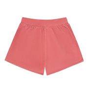 women's sailor red french terry shorts