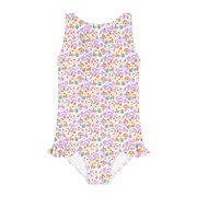 girls orchid floral ballerina one piece