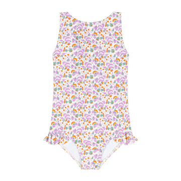 girls orchid floral ballerina one piece