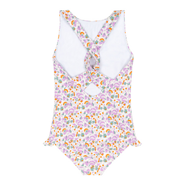 girls orchid floral ballerina one piece
