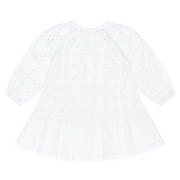girls white embroidered coverup