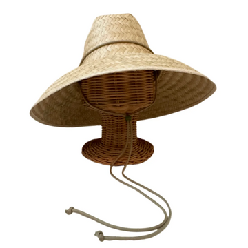 sarah bray bermuda women's begonia hat with khaki lanyard